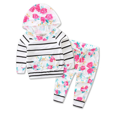 Cute Striped Winter Clothing  Set