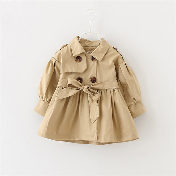 Autumn Bow Coat Infant Clothes