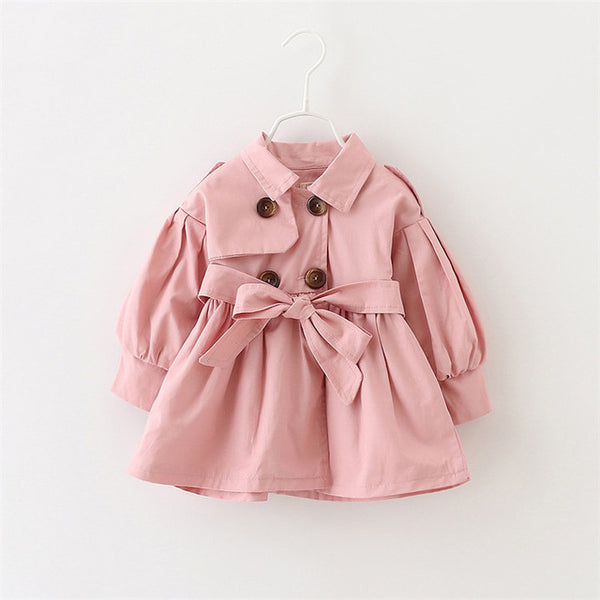 Autumn Bow Coat Infant Clothes