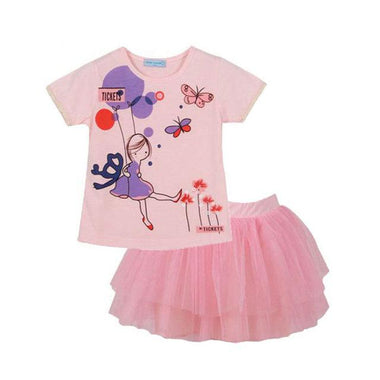 Cartoon  Sleeve Veil Dress